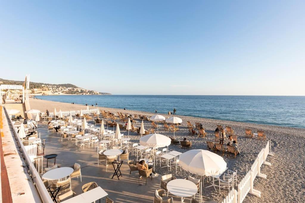 Promenade, 2Pieces Chic Et Clim Avec Terrasse Apartment Nice Exterior photo