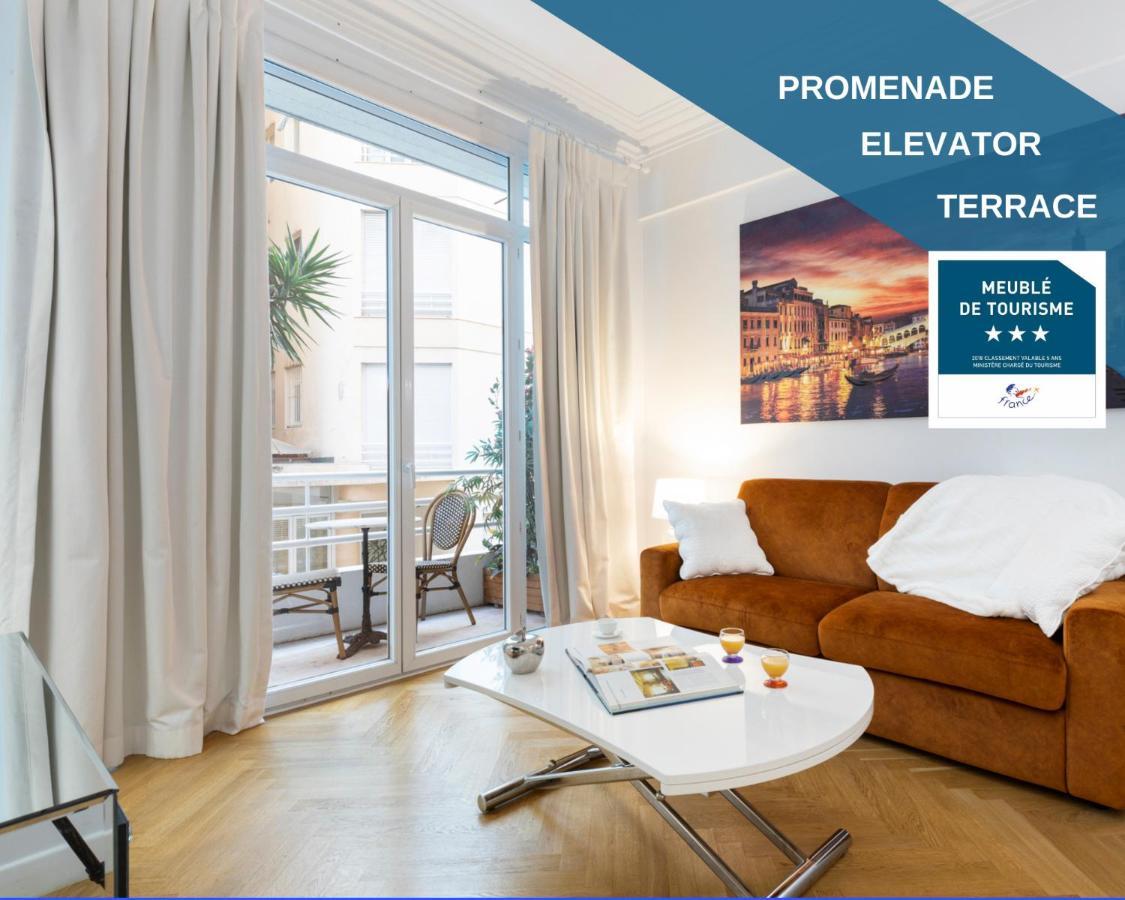 Promenade, 2Pieces Chic Et Clim Avec Terrasse Apartment Nice Exterior photo